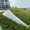 Banco de concreto GRC para base de árvore redondo grande com tudo incluído banco de plantador de contorno de árvore integrado para parque personalizado