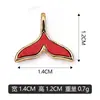 El material KC dorado y blanco de cola de pez K se puede mezclar en lotes para colgantes transfronterizos, dijes, pulseras, collares y accesorios de joyería.. Ventas directas del fabricante para bricolaje