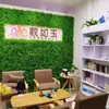 Pared de Fondo Decorativa de Enverdecimiento Vertical Césped Biónico Pared de Imagen Flor de Rosa Planta de Enverdecimiento Rosa Pared Vegetal Artificial Verde Planta