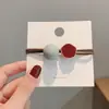 Ins Faixa de Cabelo Colorida com Frutas Feminina Menina Fofa Faixa para Couro Cabeludo Faixa de Cabelo Alta Elasticidade Couro Grosso Conjunto Corda de Cabelo Novo Estilo