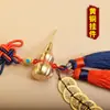 Pingente de Cabacinha de Latão com Moedas dos Cinco Imperadores Borla para Pendurar no Carro Nó Chinês Enfeites para Pendurar Ponto Turístico de Porta em Porta Feira de Templo Barraca Rios e Lagos Correntes