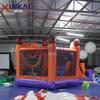 Modelos de Explosão de Rede Externa Tema Abóbora de Halloween Castelo Inflável PVC Equipamento de Brincar para Crianças Brinquedo de Pula-Pula Inflável