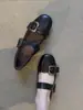 Sapatos Femininos Rasos Retro de Uma Tira 2025 Novos Sapatos Mary Jane de Couro para Primavera e Outono