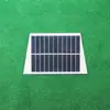 Panel de carga solar de 5v forma irregular panel fotovoltaico de 6v panel de generación de energía panel solar accesorios para lámpara de jardín solar