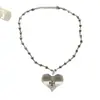 Collar con Colgante de Corazón Transparente Estilo Coreano Diseño de Nicho Accesorios Dulces y Frescos Cadena para Suéter Versátil Gargantilla de Alta Gama Nuevo Estilo