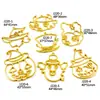 Accesorios hechos a mano DIY demonio fantasma bruja calabaza marco de metal molde colgante