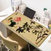 Alfombrilla de ratón estilo pintura a tinta estilo antiguo, Alfombrilla de teclado extra grande y engrosada, Alfombrilla antideslizante con borde bloqueado para escritorio de oficina y juegos, Personalizable con tu propio diseño