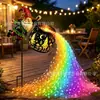 Novo produto transfronteiriço: Lâmpada de jardim de crisol de anão criativo portátil da Amazon, artesanato em resina, modelo tridimensional 3D para inserir no solo