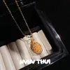Pulseira Antiga Filigrana Esmaltada Dourada Borboleta Flor Turquesa Nova Chinoiserie Gourd Gelo Triturado