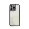 Funda Transparente para Teléfono Móvil con Marco de Diamante Flash Adecuada para Iphone17Promax Apple 15 Elegante 14 Moda Femenina Cubierta Protectora