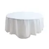 Toalha de Mesa Redonda Cor Lisa Descartável Amazon Espessada Peva Festa de Aniversário Plástico Toalha de Mesa à Prova de Óleo Ponto de Bolinha Tapete de Mesa