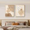 Pintura Colgante Estilo Crema Nórdico para Sala de Estar Estilo Abstracto Simple Estilo Avanzado Mural de Pared para Restaurante Pintura Decorativa para Dormitorio Junto a la Cama