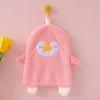Toalla de Mano de Terciopelo Coral, Toalla Absorbente para Colgar, Toalla de Mano para Niños, Engrosada, Secado Rápido, Suave para Limpiar la Cara y Secar las Manos