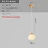[Personalizado] Lámpara Colgante Individual para Restaurante de Pasillo Araña Pequeña Moderna Minimalista Luz para Dormitorio Balcón Lámpara de Cabecera Roja de una Sola Cabeza
