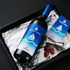Adesivo Personalizado à Prova d'Água para Garrafa de Vinho em Vinil com Logo de Vinho Tinto/Branco, Hot Stamping, Aplicável