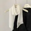 Súper Hada ~ 2025 Corea del Sur Nuevo Pañuelo Cinta para Mujer Primavera y Verano Suave y Cómodo Color Sólido Versátil Protección para el Cuello Pañuelo Largo