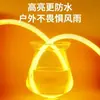 Tira de luz LED flexible, impermeable para exteriores, iluminación de 360 grados, letrero de neón de alto voltaje para publicidad, ambiente de campamento, forma circular