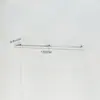Estante de exhibición para tienda de ropa Estante de exhibición para ropa de mujer Acero inoxidable engrosado Estante colgante de pared para ropa Ropa para niños De pie Colgante lateral