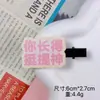 Nuevos pasadores de pelo con texto peculiar, pasadores laterales divertidos y lindos, pasadores personalizados para flequillo, accesorios para el cabello de un yuan de puestos callejeros