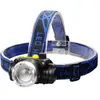 Linterna frontal de carga por inducción T6 impermeable LED luz fuerte zoom telescópico linterna frontal de pesca para exteriores