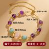 Pulsera de Moda de Amatista Natural al por Mayor Diseño Original Nicho Pulsera de Lujo Ligero para Regalo de Novia Joyería