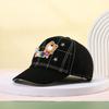 Gorra de béisbol para niños, nueva gorra de primavera para hombres y mujeres, con bonitos dibujos animados, con protección solar, estilo coreano, combinable a la moda.