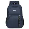 Mochila resistente al agua de tela Oxford para hombre, nuevo diseño multicapa, adecuada para estudiantes de secundaria y preparatoria, gran capacidad, mochila de viaje duradera