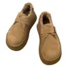 Mocassins Peludos de Solado Grosso Sapatos de Algodão de Inverno Femininos 2026 Novo Estilo Mocassins de Calçar Rasteirinhas Birkenstock Botas de Neve Femininas