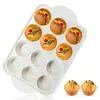Molde de Silicona para Hornear Pasteles para Uso Doméstico, Molde Redondo Múltiples Agujeros para Bizcochos con Marco Metálico, Molde para Hornear de Grado Alimenticio, Fabricado en Fábrica para Hornear