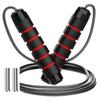 Cuerda de Saltar Popular Transfronteriza de Alambre de Acero Ponderado para Correr, Entrenamiento de Velocidad, Entrenamiento de Fitness y Cuerda de Saltar Profesional con Rodamientos para Exámenes Físicos