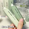 Cinta correctora de color degradado tipo bolígrafo para estudiantes, cinta correctora suave y continua, alto valor estético, cinta correctora de color del papel original invisible
