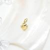 Pingente pequeno banhado a cobre micro incrustado ouro 18K menino menina casal amor pequeno pingente