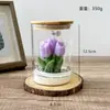 Vela Aromática Tulipa Dia dos Namorados Estilo Ins Vela de Vidro Aromática Flor para Presente de Feriado