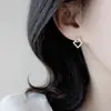 Pendientes de Plata de Ley S925 Estilo Coreano Simples de Nicho Elegantes Personalizados para Mujer Nuevos Pendientes de Gama Alta Pendientes de Perla Venta al por Mayor