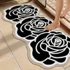 Alfombra de Piso para Baño Floral Dorada Se Puede Usar Como Alfombra de Baño Felpudo Decoración del Hogar Alfombra de Área Alfombra de Dormitorio Venta al por Mayor