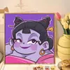 Nuevo Nezha Niño Demonio Nao Hai diy Pintura al Óleo Digital Rellenado a Mano Pintado a Mano Color al Óleo Pintura Decorativa Dibujos Animados Lindo
