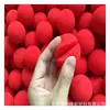 Fornecedor em estoque fornece nariz de esponja aberto vermelho de 50 mm de diâmetro nariz de palhaço de Halloween nariz decorativo de esponja