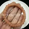 Alternativa Asequible al Jade Hetian: Pulsera Recta Aguamarina Violeta Claro, Jade Cuarcita, Pulsera de Cuentas de Ábaco Color Caramelo Rosa Loto