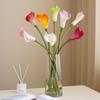 Nova Mesa de Jantar para Casa Flor Artificial Sensação Lírio Calla Haste Longa Grande Decoração Única Artificial Enrolada Pu Ferradura