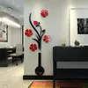 Pegatinas de Pared Creativas 3D de Cristal Acrílico Transfronterizas para Sala de Estar, Pared de Fondo de TV y Decoración de Entrada Decoración del Hogar