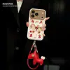 Cordón Rico Caballo Adecuado para Funda de Teléfono Apple 17Pm Accesorios para iPhone 16 18 Estilo Chino Texto 15 Ventana Grande