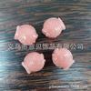 Color caramelo tallado pez pequeño cuentas sueltas 13x15mm rosa presión pez individual pez doble espalda Nube cuentas espaciadoras hechas a mano Accesorios de joyería Diy