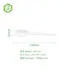Cuchillo, Tenedor y Cuchara Desechables Ecológicos, Vajilla de Almidón de Maíz de Grado Alimenticio Personalizada, Tenedores Desechables Hechos a Medida