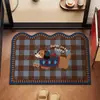 Alfombra de Baño de Dibujos Animados Absorbente de Agua, Secado Rápido y Resistente a Manchas, Felpudo de Diatomeas para Puerta de Baño, Alfombra de Baño Antideslizante
