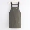 Aventais à Prova de Óleo Personalizados Estilo Japonês para Catering, Unissex, Resistentes à Água, Duráveis, com Bolsos, Suporta Impressão