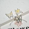 [Mariposa de media flor] Colgante de rosa de mariposa con sensación de hada, material para hacer collares y pulseras de cuentas hecho a mano.