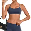 Ropa de Yoga Fitness QiuSha que Realza la Belleza con Espalda Cruzada, Usable para Correr, Sujetador de Yoga, Sensación de 'Casi Nada', Ropa Interior Deportiva de Secado Rápido 4686