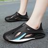 Sandalias Baotou para Hombre Verano Coco Transpirable Antideslizante 2025 Nuevo Juventud Calado Moderno Pantuflas de Playa
