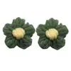 Estilo Florista Flor de Lã Suéter Tricô Acessórios de Flor Crochê Pétalas Bufantes DIY Atacado Flores Artificiais