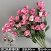 Rosa Vermelha de Casamento Flor de Seda Flor Única Material Decoração de Teto de Auditório de Casamento Flor Artificial Flores de Guia para Estrada